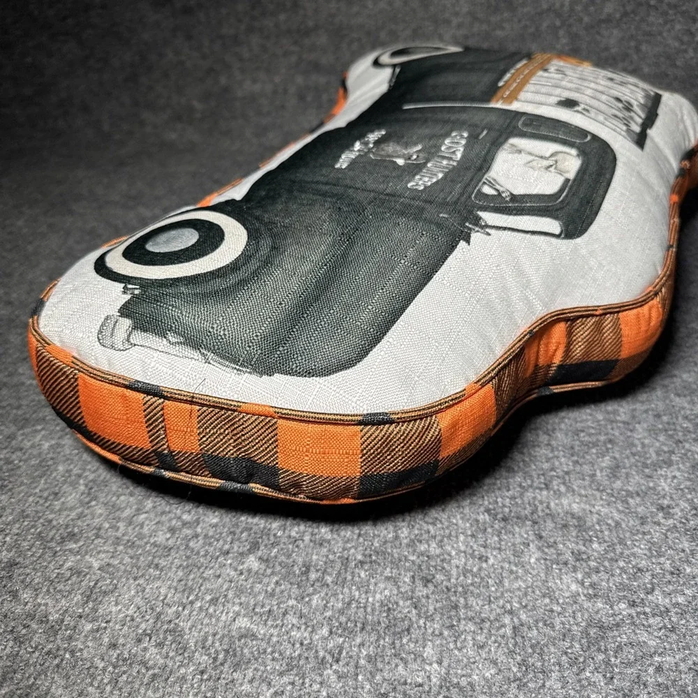 Ghost Hunter Plaid Pillow Farm Truck Decor Car Shape‎ Accent Pillow 23